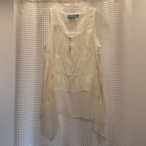 Simply Vera by Vera Wang white dressy tank top size small